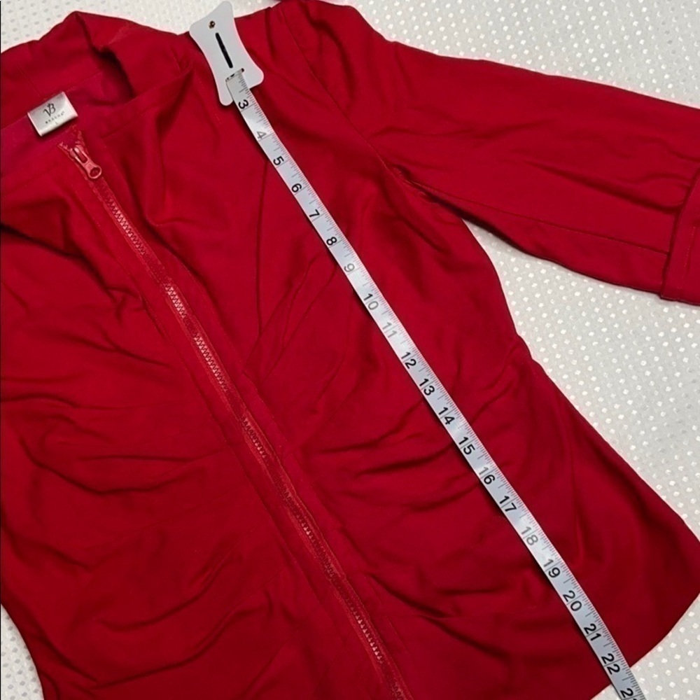 BRACHA - Red Front Zip Jacket - Picture 7 of 8